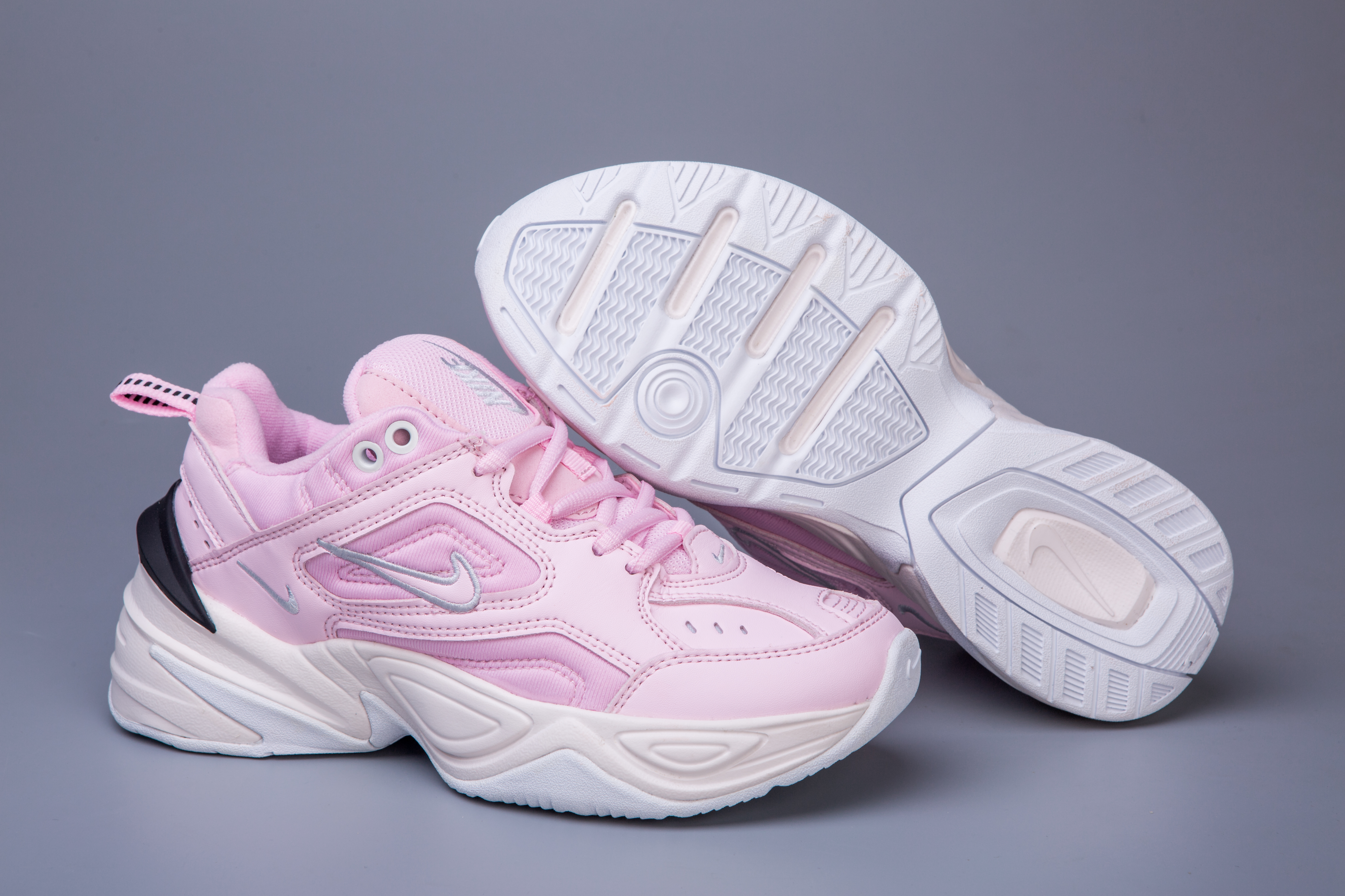 Women Nike Air M2K Tekno Pink Shoes - Click Image to Close